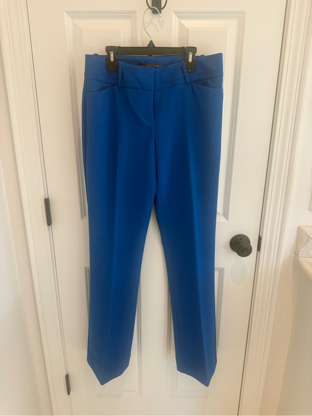 The Limited Royal Blue Straight Leg Dress Pants